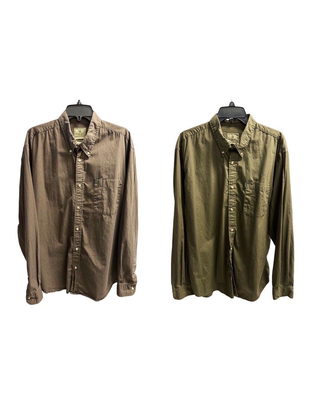 Lot of 2 Beretta Lightweight Button-Down Shirts XXL